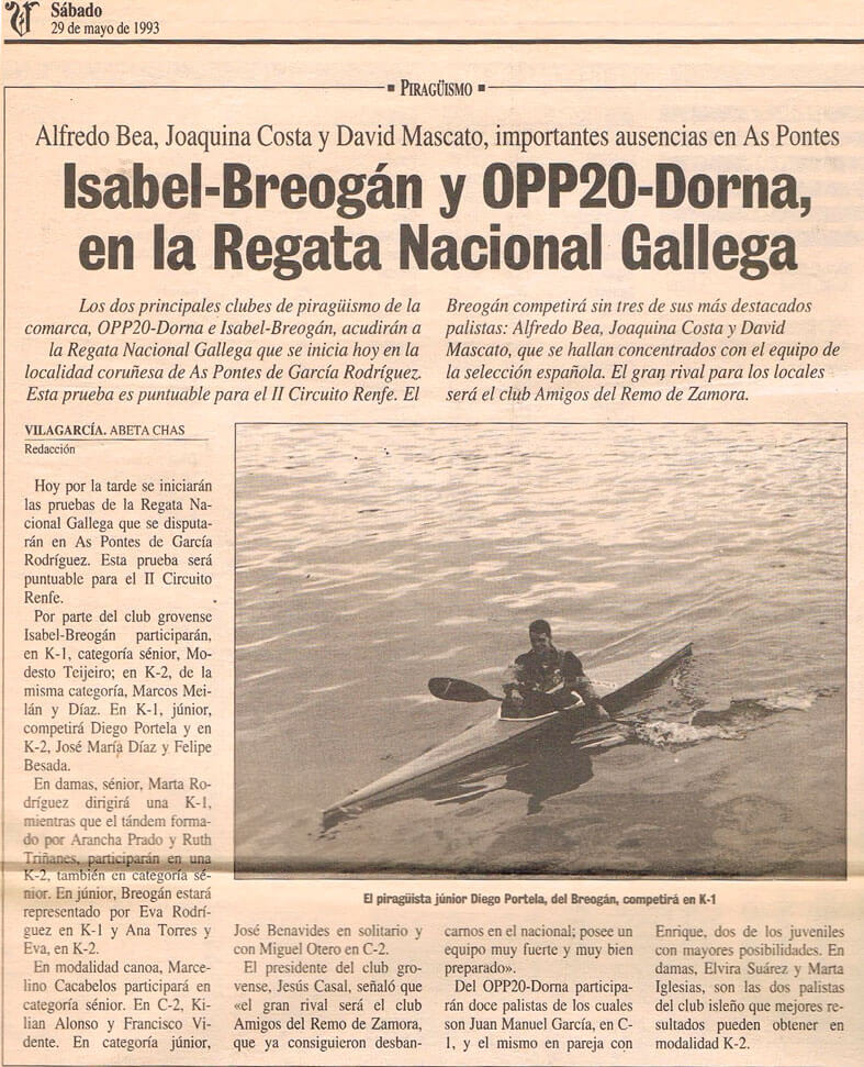 Prensa Isabel-Breogán y OPP20-Dorna, en la Regata Nacional Gallega
