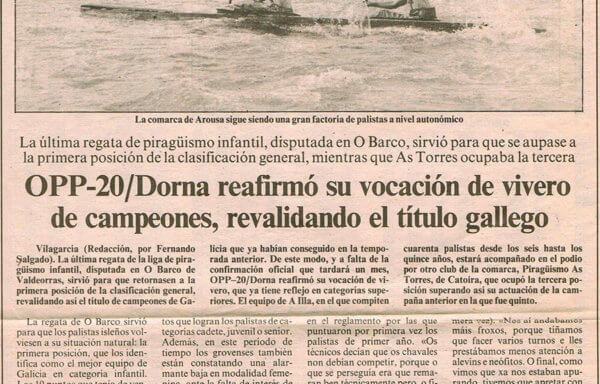 Prensa OPP-20/Dorna reafirmó su vocación de vivero de campeones, revalidando el título gallego